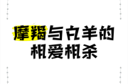 白羊和魔羯为什么相刑_如何化解冲突