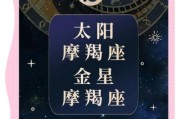 太阳魔羯月亮魔羯性格_如何相处