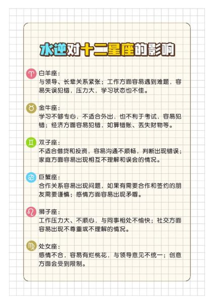 1978年魔羯座水逆影响_如何化解
