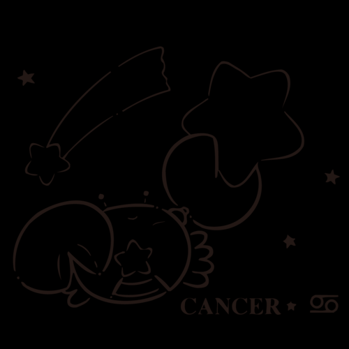 魔羯座和巨蟹座怎么画_手绘步骤详解