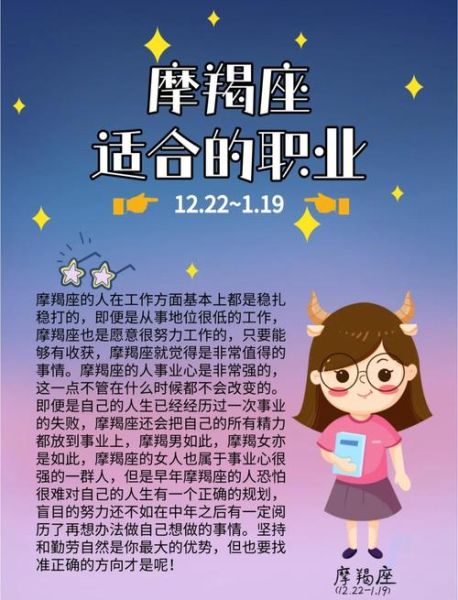 魔羯座适合做什么工作_魔羯座事业运势2024