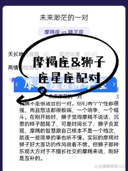 魔羯为什么怕遇到狮子_星座配对真相