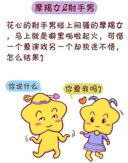 魔羯男射手女配对指数_能长久吗
