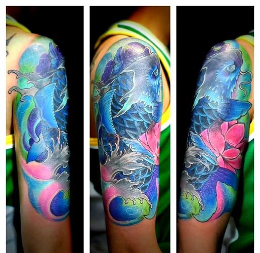 双鱼座刺青图案大全_双鱼座刺青适合纹在哪里