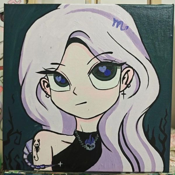 天蝎座怎么画_天蝎座绘画步骤详解