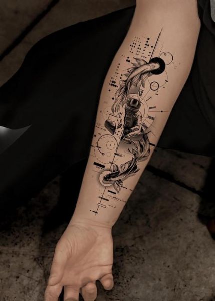 阴阳双鱼纹身含义_适合纹在哪里