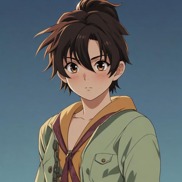 天蝎座男生插画_如何读懂他的神秘眼神