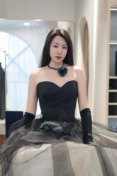 天蝎座黑婚纱_适合婚礼吗