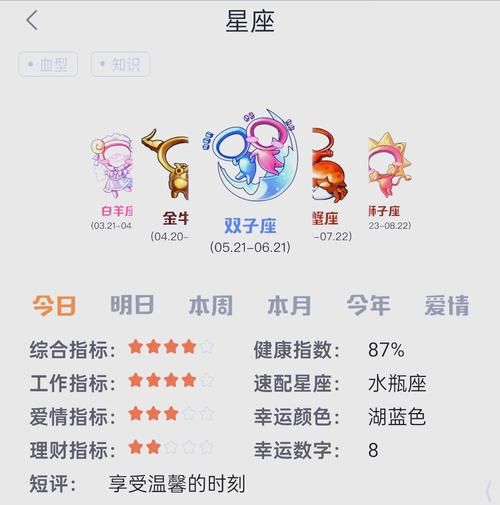 明日双子女运势如何_双子座女生明日幸运色