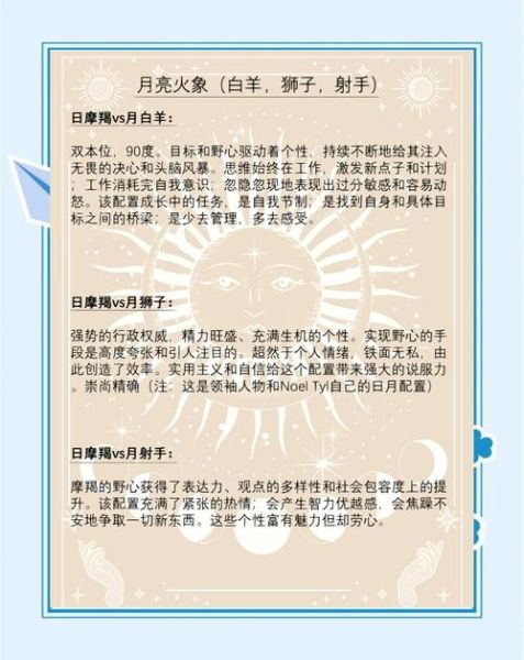 月亮魔羯和太阳魔羯的区别_如何快速分辨