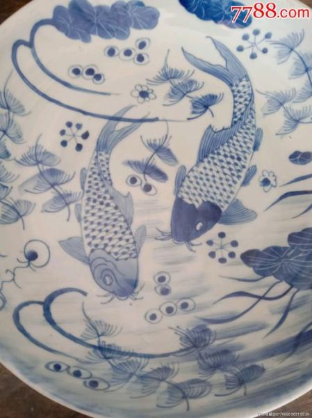 青花双鱼盘价格_青花双鱼盘真假鉴定