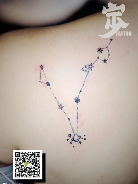 双鱼座星图纹身图案大全_双鱼座星图纹身含义是什么