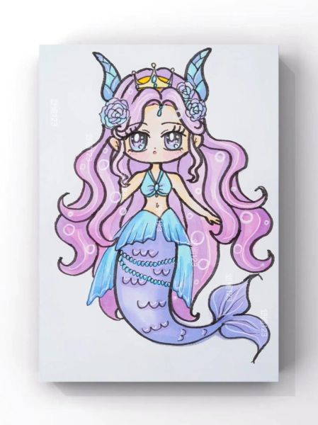 魔羯座公主怎么画_魔羯座公主绘画步骤