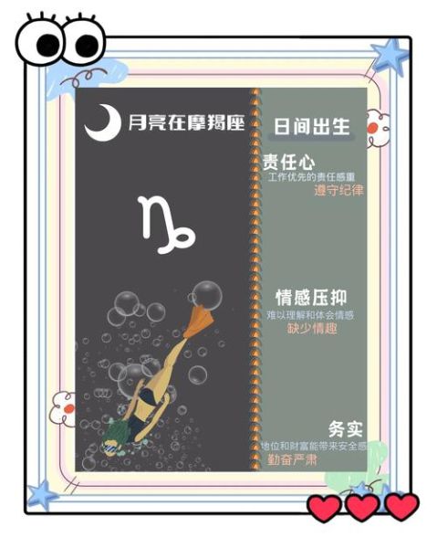 上升魔羯月亮魔羯性格_如何相处