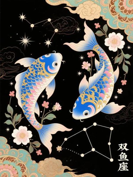 双鱼座星图连线怎么看_双鱼座星图连线代表什么