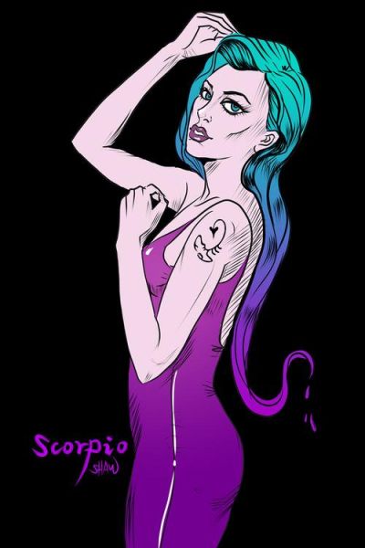 油画天蝎座怎么画_天蝎座油画配色技巧