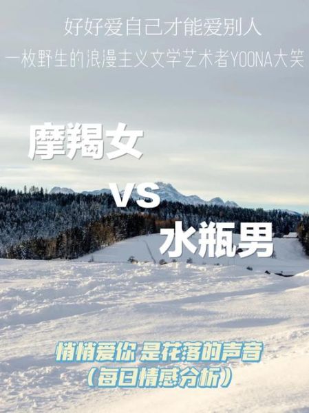 月亮魔羯女和水瓶男合适吗_相处难点